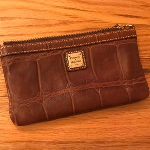 Brown Dooney & Bourke wristlet or wallet